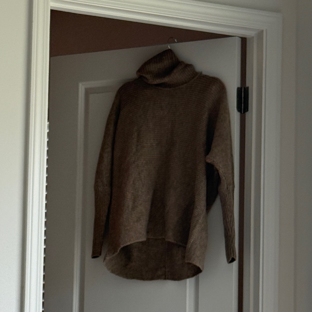 Cozy Brown Turtleneck Sweater